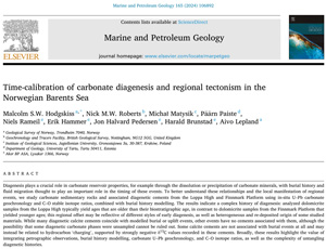 Time-calibration of carbonate diagenesis and regional tectonism in the  Norwegian Barents Sea