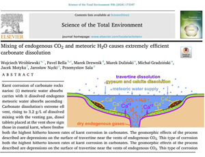 Mixing of endogenous CO2 and meteoric H2O causes extremely efficient  carbonate dissolution